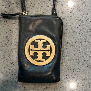 Tory Burch Black Leather Crossbody Bag